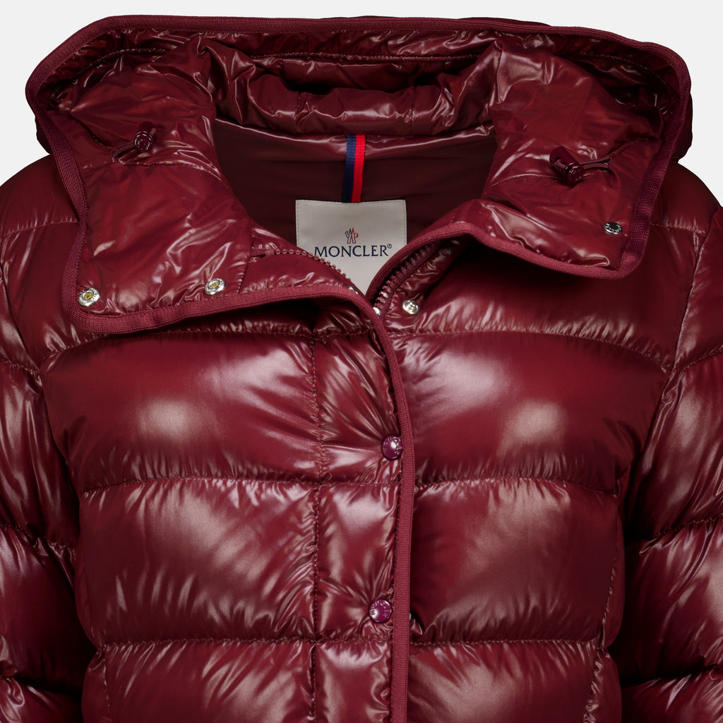 Manteaux Casaco Acolchoado Barante Bordeaux Moncler Bordeaux Femme