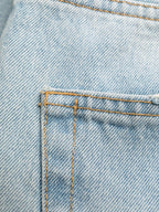 Pantalones Pantalones de mezclilla desgastados Off-White Azul Mujeres