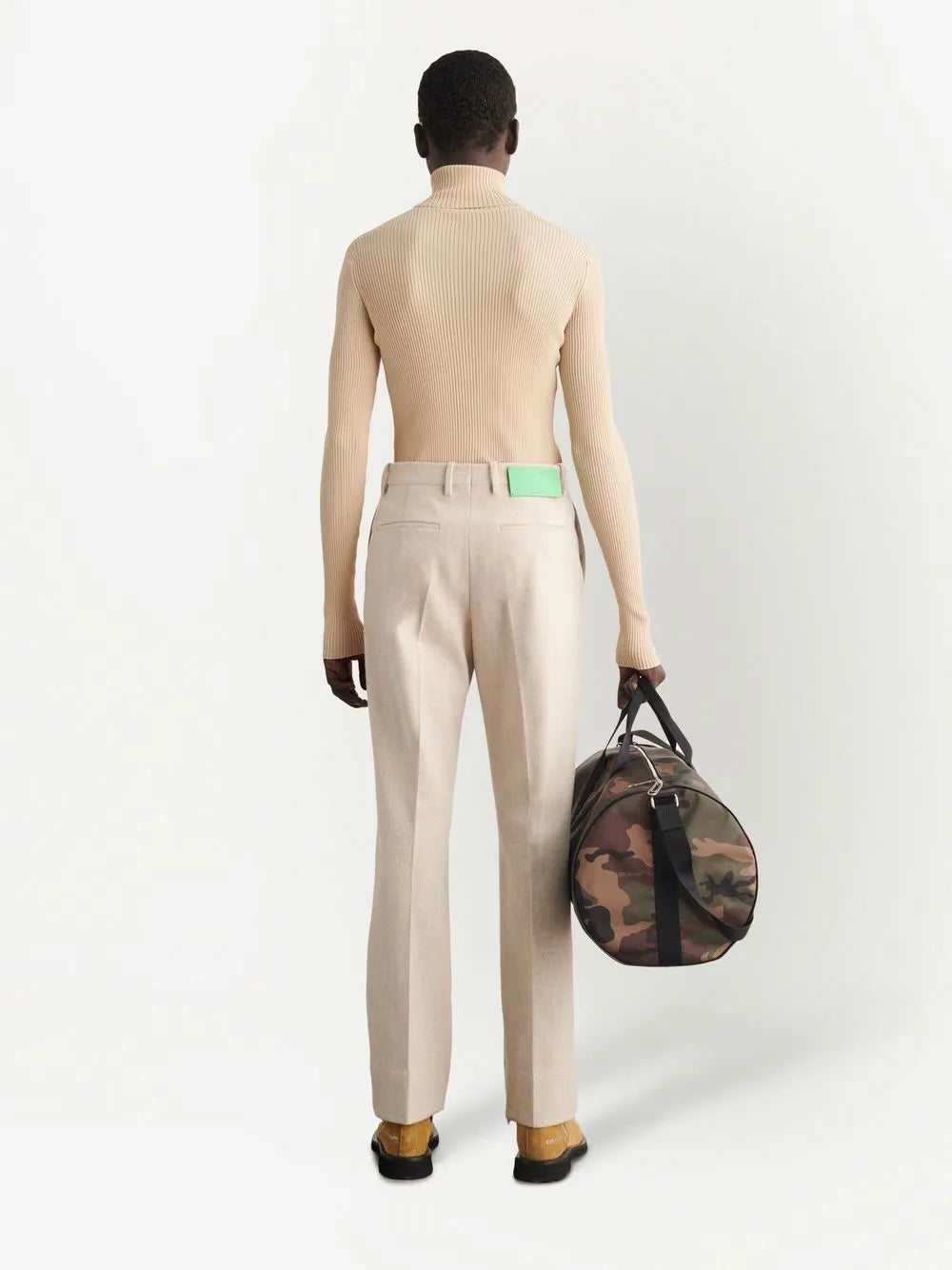 パンツ ウールトラウザー Off-White ベージュ 男