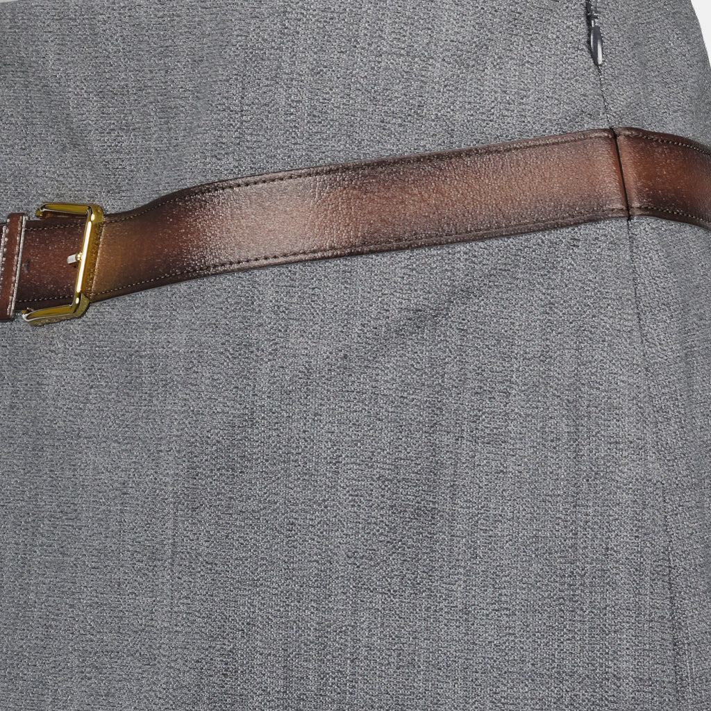 Jupes Mini jupe avec ceinture Prada Gris Femme