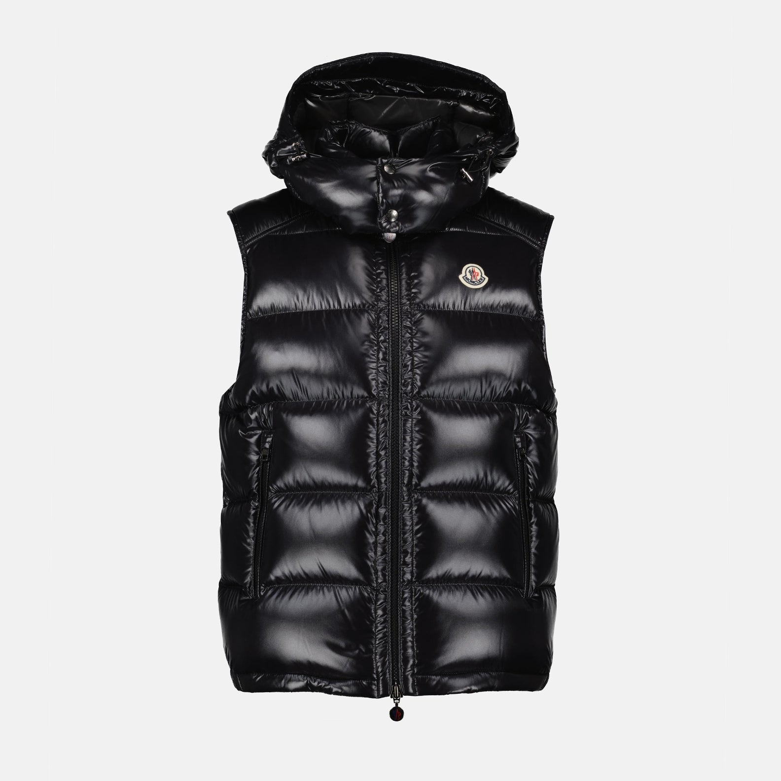 Vestes Doudoune sans manches Bormes Moncler Noir Homme