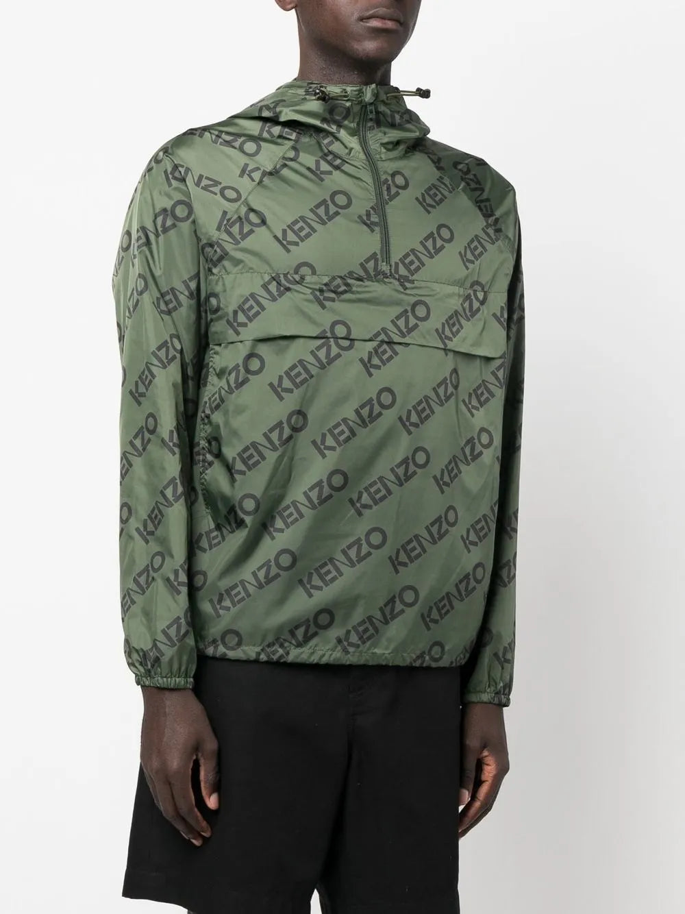 Jaquetas Corta-vento com Logótipo Monogram Kenzo Verde Homens