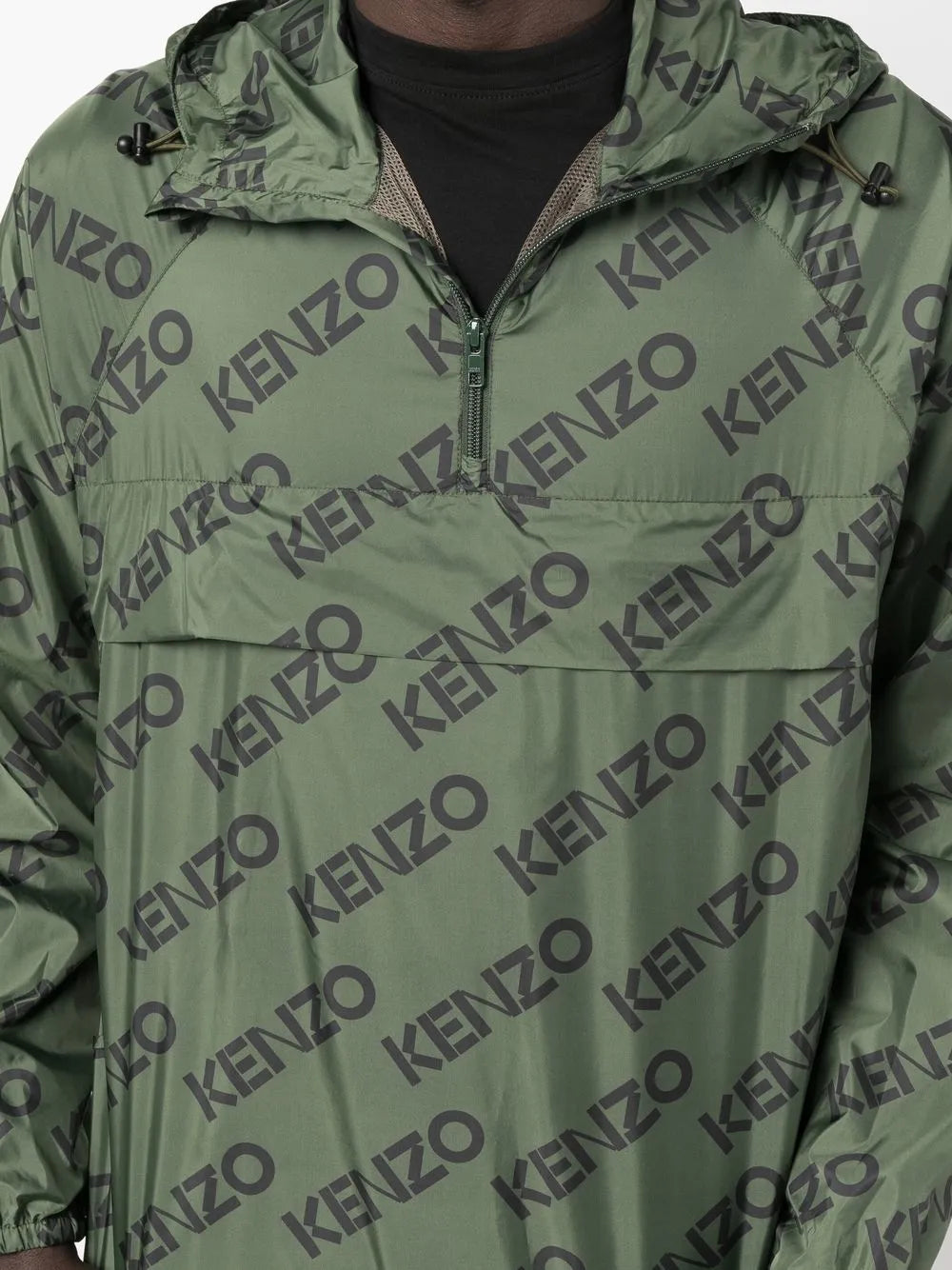 Jaquetas Corta-vento com Logótipo Monogram Kenzo Verde Homens