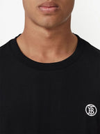 T-shirts T-shirt Parker à logo Burberry Noir Homme