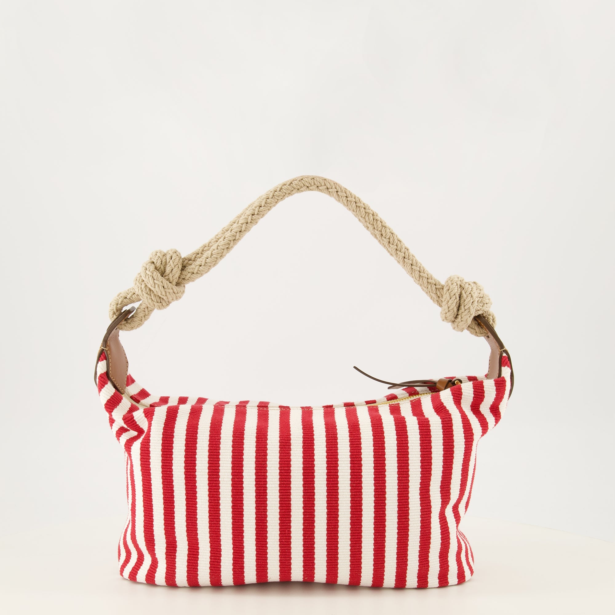 Sacs à main et épaule 미니 빨간색과 흰색 줄무늬 가방 Miu Miu Rouge Femme