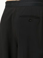 팬츠 울 스트레이트 팬츠 MSGM 검은색 Femme