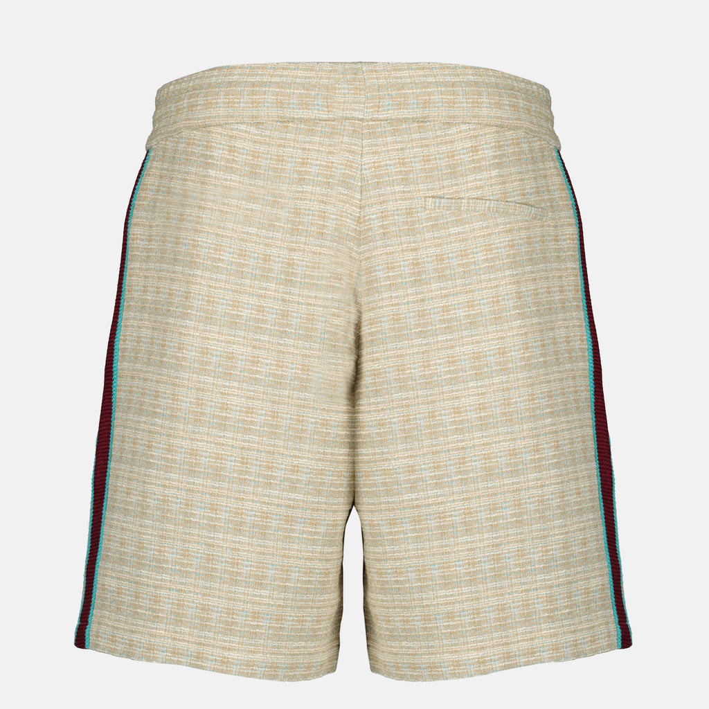 Drole De Monsieur 브랜드의 베이지 트위드 D-Mirror 반바지 이미지 - 2026 봄-여름 시즌 - 뒷면 보기