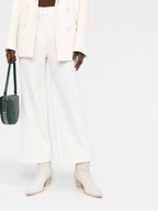 Pantaloni Pantaloni Plissettati Stella McCartney Bianco Donna