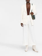 Pantaloni Pantaloni Plissettati Stella McCartney Bianco Donna