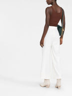 Pantaloni Pantaloni Plissettati Stella McCartney Bianco Donna