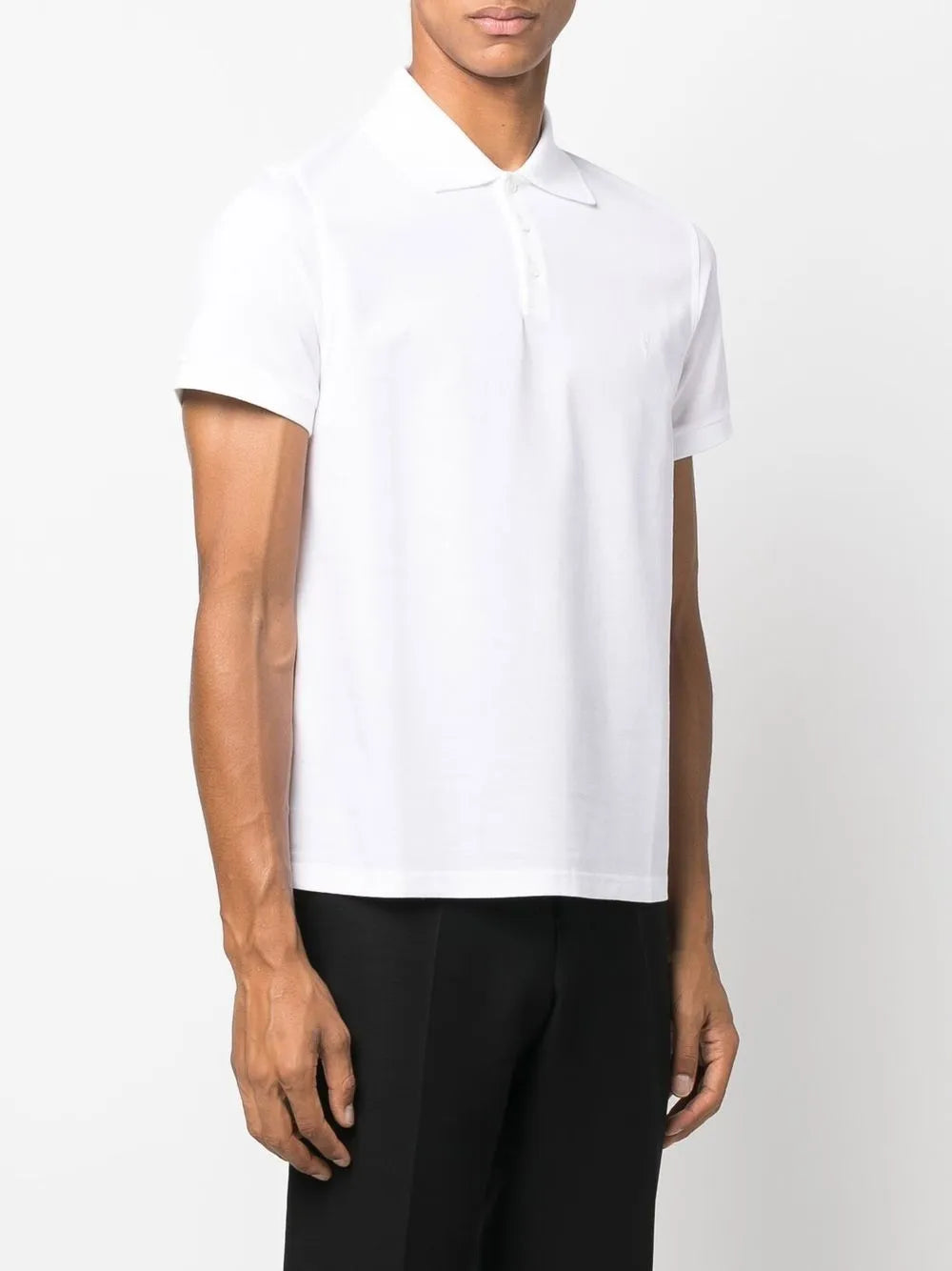 Polo shirts YSL Polo Saint Laurent White Man