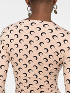 Imagem do artigo Top Jersey Moon da marca Marine Serre para Mulheres - Época Outono-Inverno 2025 - Vista Detalhada_5
