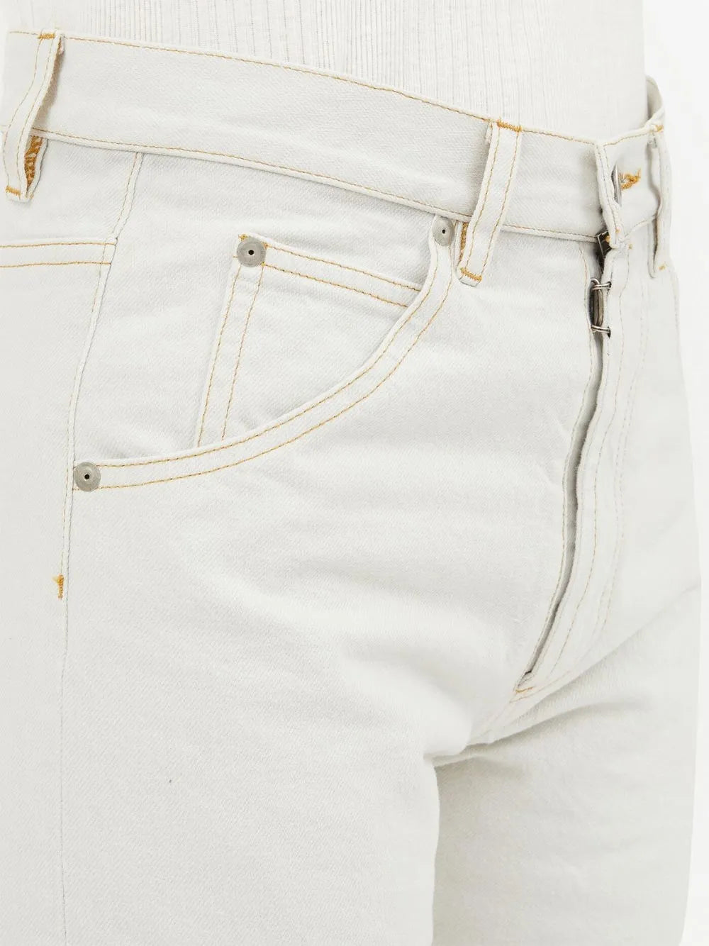 Pantalons Pantalon jean Maison Margiela Beige Femme