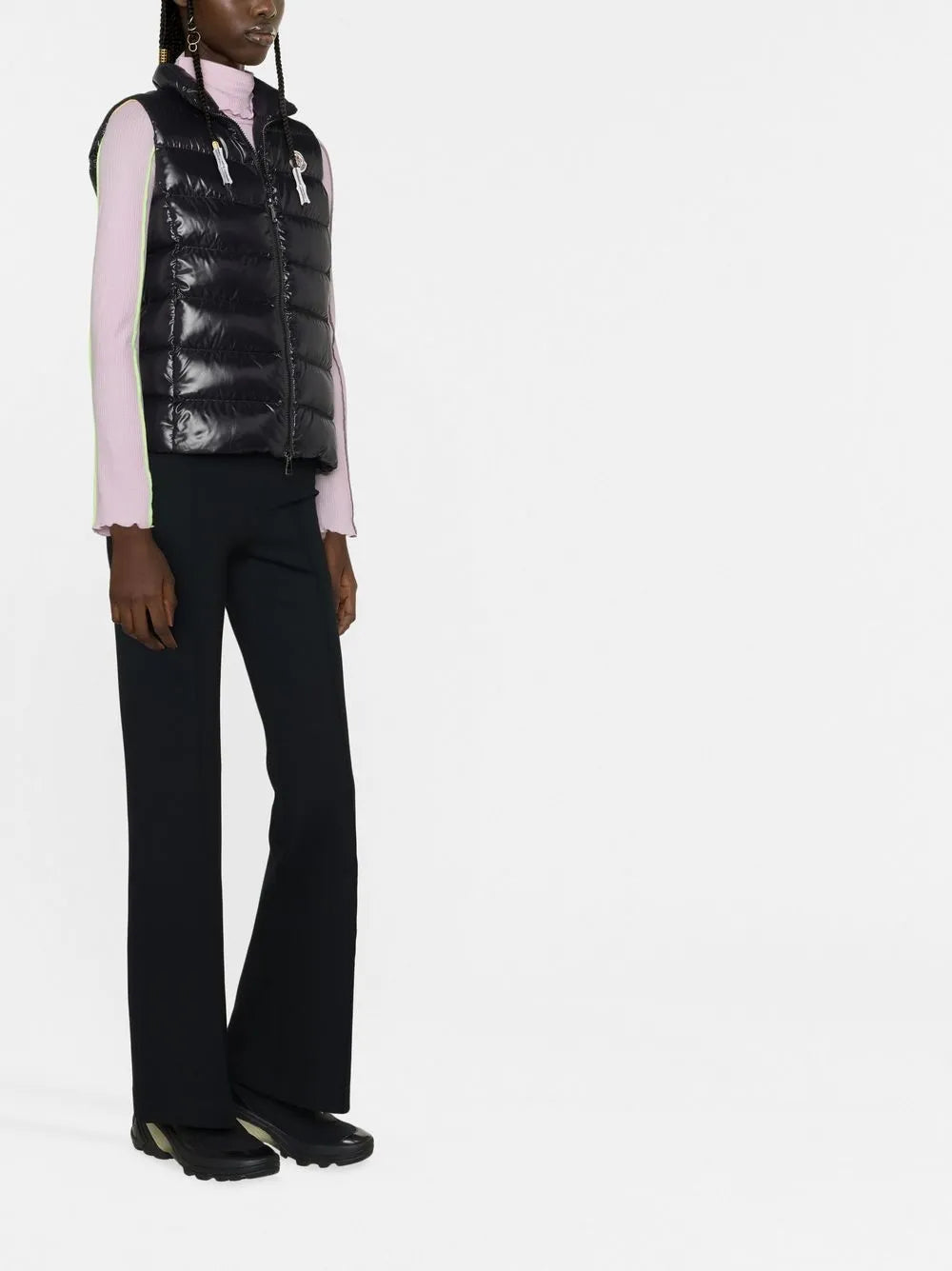 Image de l'article Doudoune sans manches Gany noire de la marque Moncler pour Femme - Saison Automne-Hiver 2025 - Vue détaillée_4