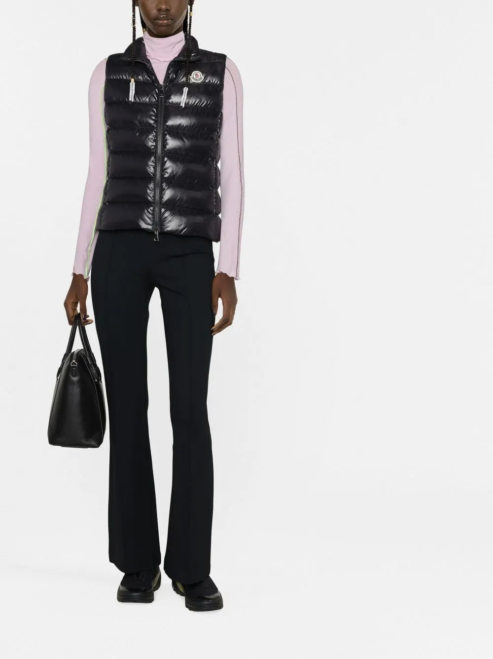 Image de l'article Doudoune sans manches Gany noire de la marque Moncler pour Femme - Saison Automne-Hiver 2025 - Vue de Dos