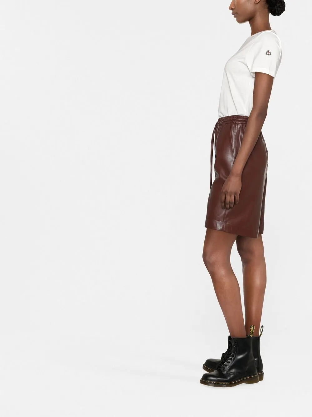 T-Shirts Logo T-Shirt Moncler Weiß Femme