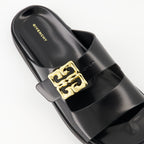 Offene schuhe 4G Liquid Sandalen Givenchy Schwarz Femme