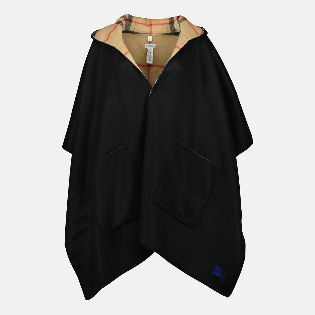 Image de l'article Cape en cachemire de la marque Burberry pour Unisex - Saison Automne-Hiver 2025 - Vue de Face