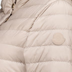 Manteaux Doudoune Raies beige Moncler Beige Femme