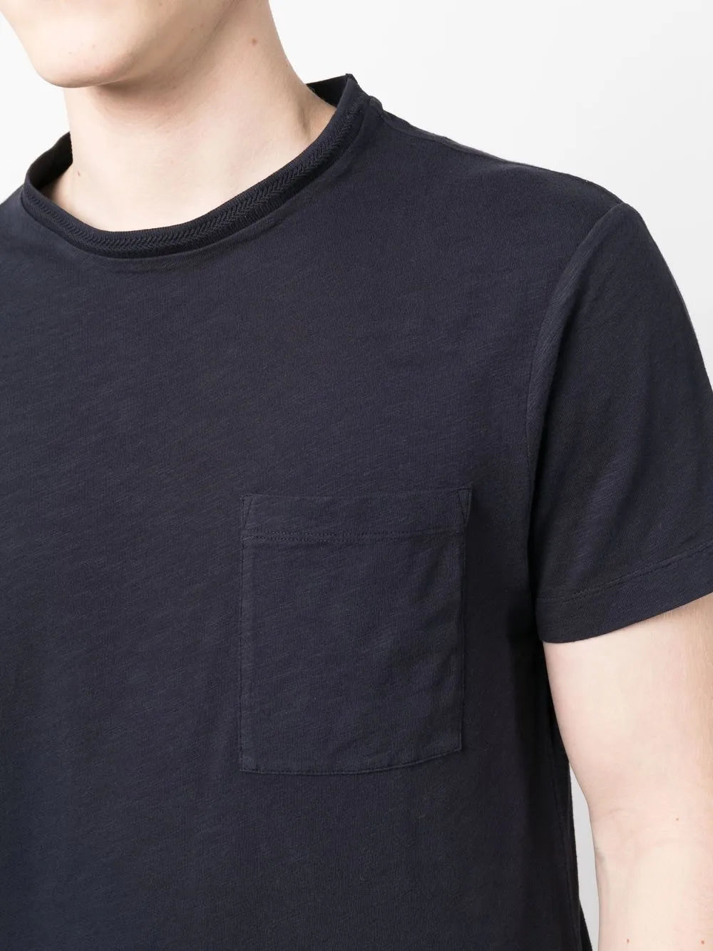티셔츠 OB 클래식 티셔츠 Orlebar Brown 진한 파란색 Homme
