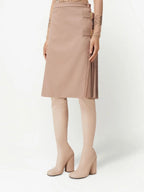 Gonne Gonna Midi Burberry Beige Donne