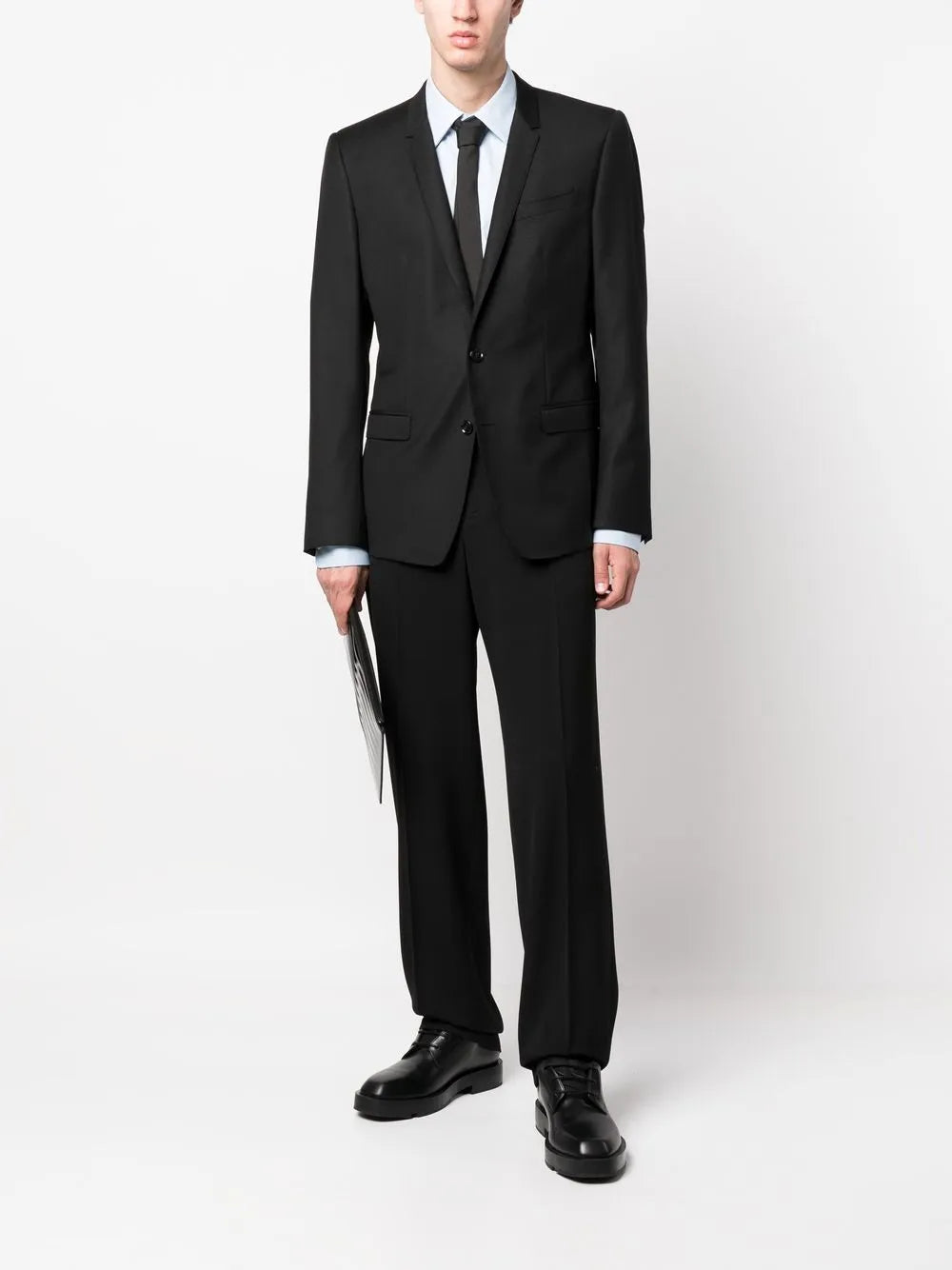 Camisas Camisa de popelina Prada Azul Homme