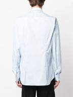 Camisas Camisa de popelina Prada Azul Homme