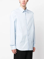 Camisas Camisa de popelina Prada Azul Homme
