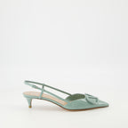 Sapatos de salto VLogo Pumps Valentino Garavani Verde Femme