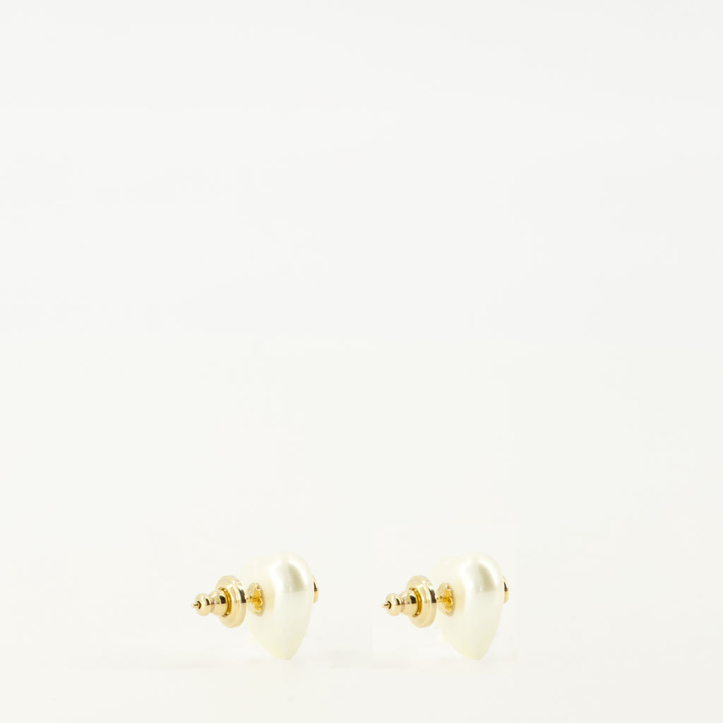 Bild der Vlogo Ohrringe aus Metall und Perlen der Marke Valentino Garavani für Frauen - Frühjahr/Sommer 2026 - Detaillierte Ansicht 2