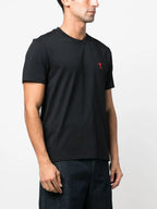 T-shirts T-shirt Ami de cœur Ami PARIS Noir Unisexe