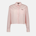Camisas Camisa Cortada Versace Rosa Femme