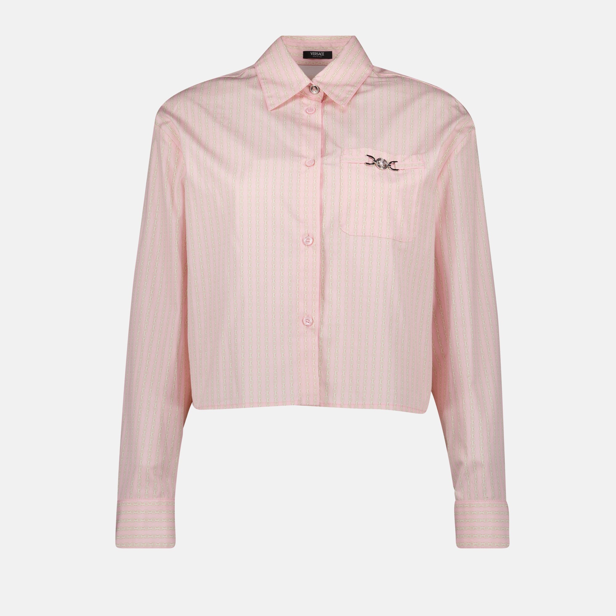 Camisas Camisa Cortada Versace Rosa Femme