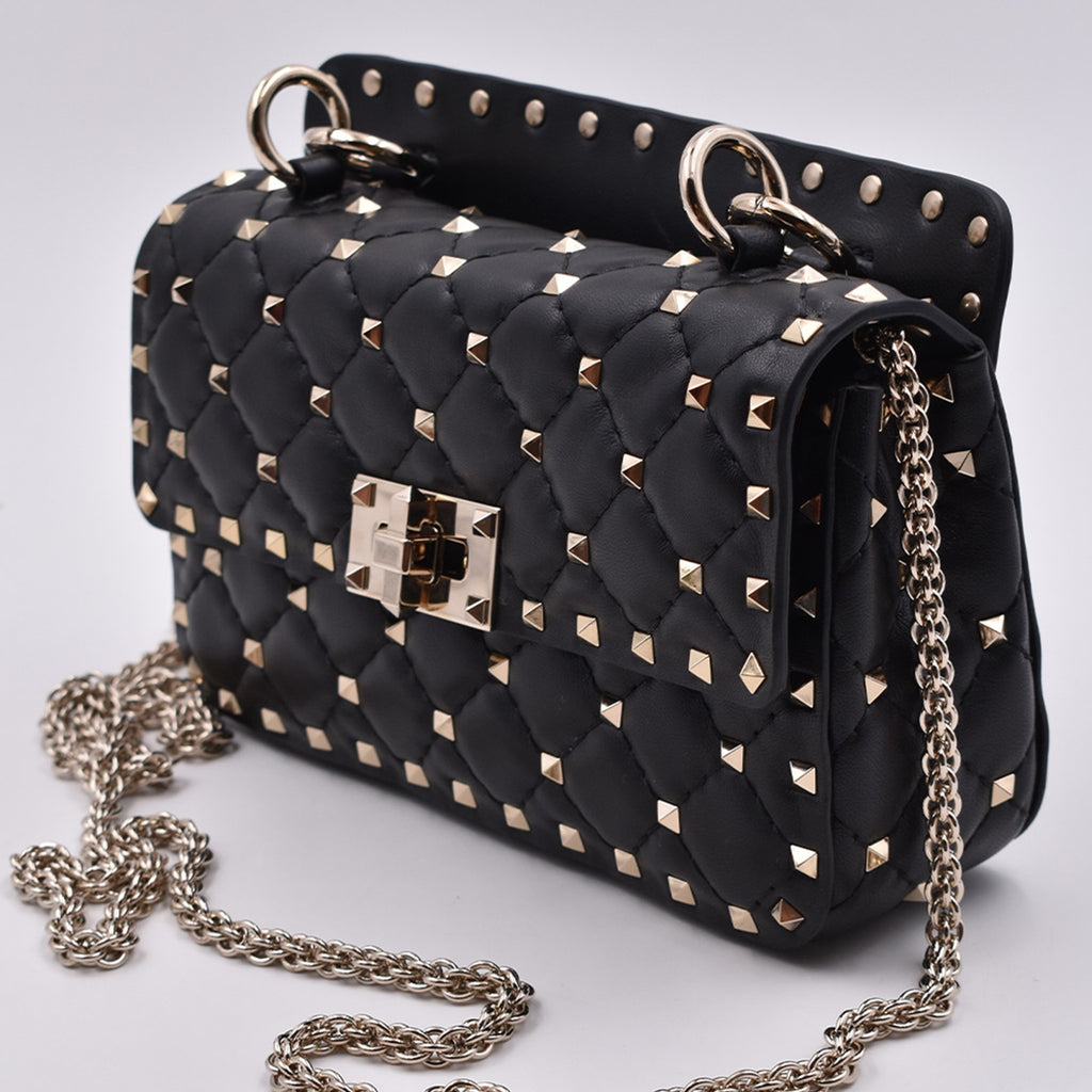 Sacs bandoulière Sac Rockstud Spike Valentino Garavani Noir Femme