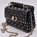Sacs bandoulière Sac Rockstud Spike Valentino Garavani Noir Femme