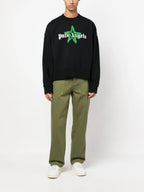 Sudaderas Sudadera con Logo Palm Angels Negro Homme