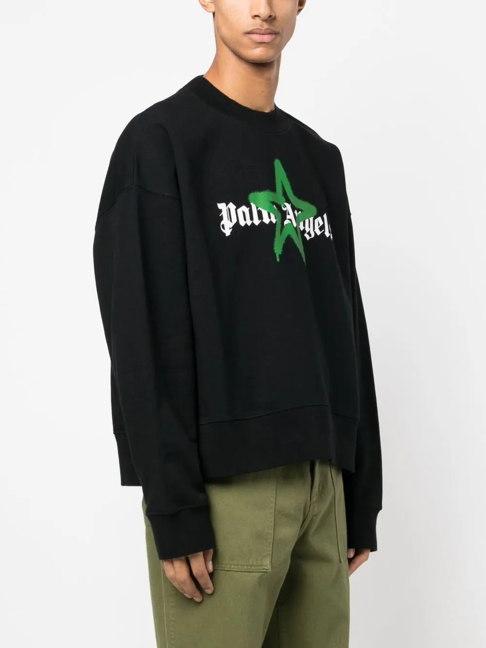 Sudaderas Sudadera con Logo Palm Angels Negro Homme
