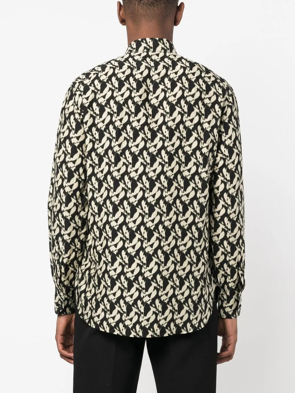 Camisas Camisa de Motivos Saint Laurent Negro Homme