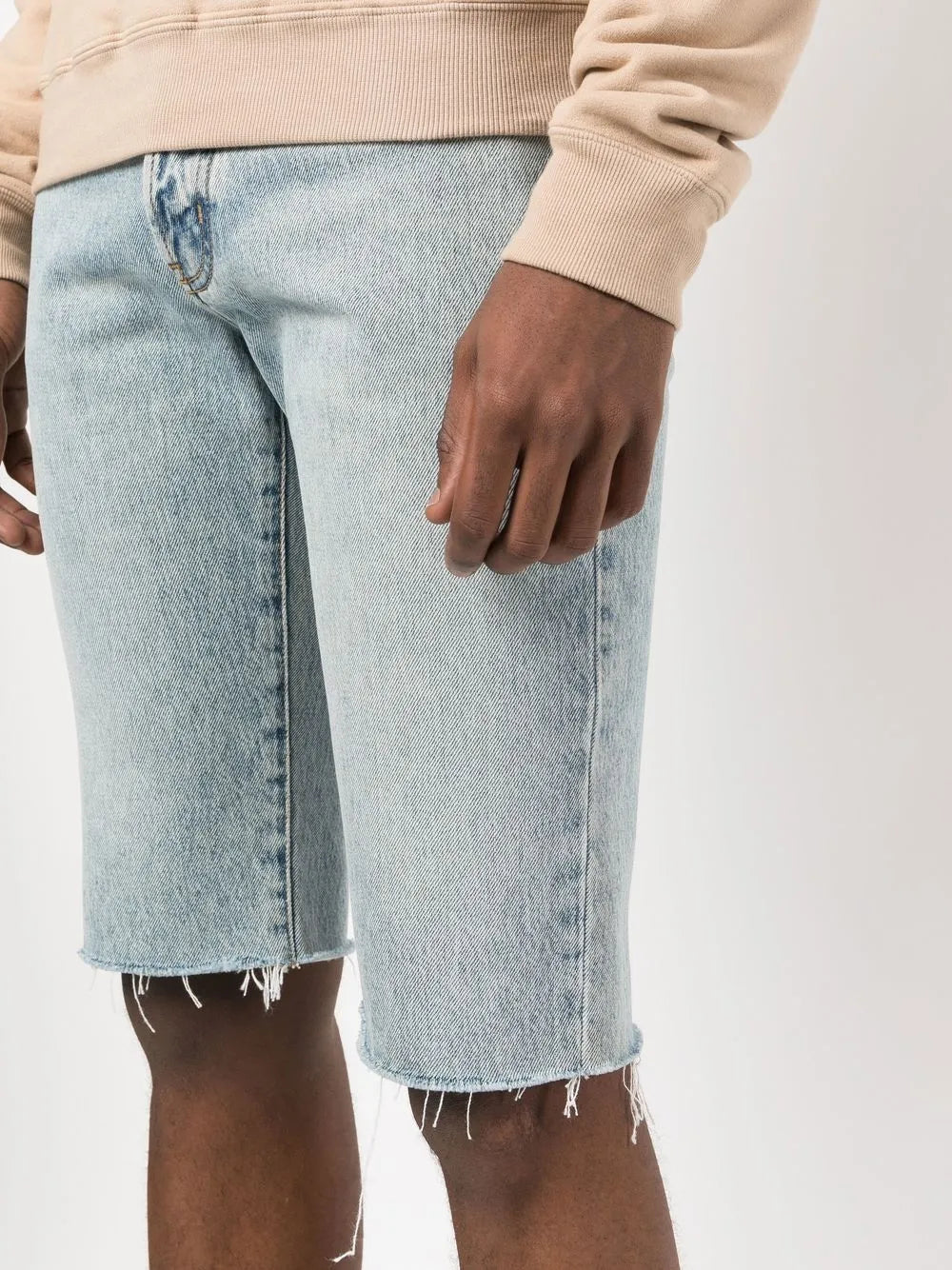 Shorts Bermuda de Jeans Saint Laurent Azul Homme