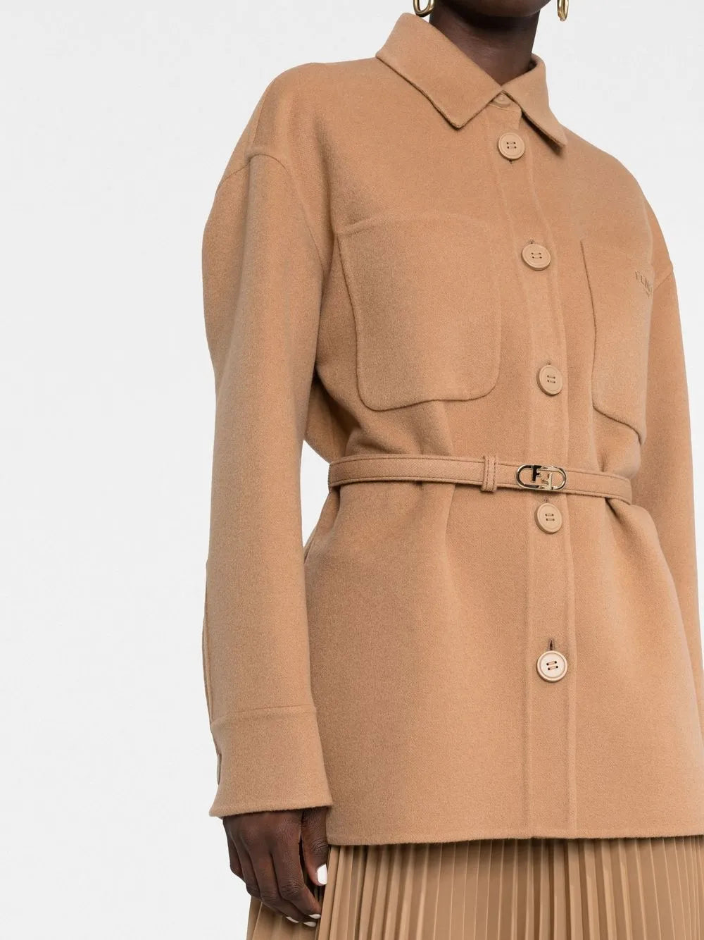 Vestes Veste en cachemire Fendi Marron Femme