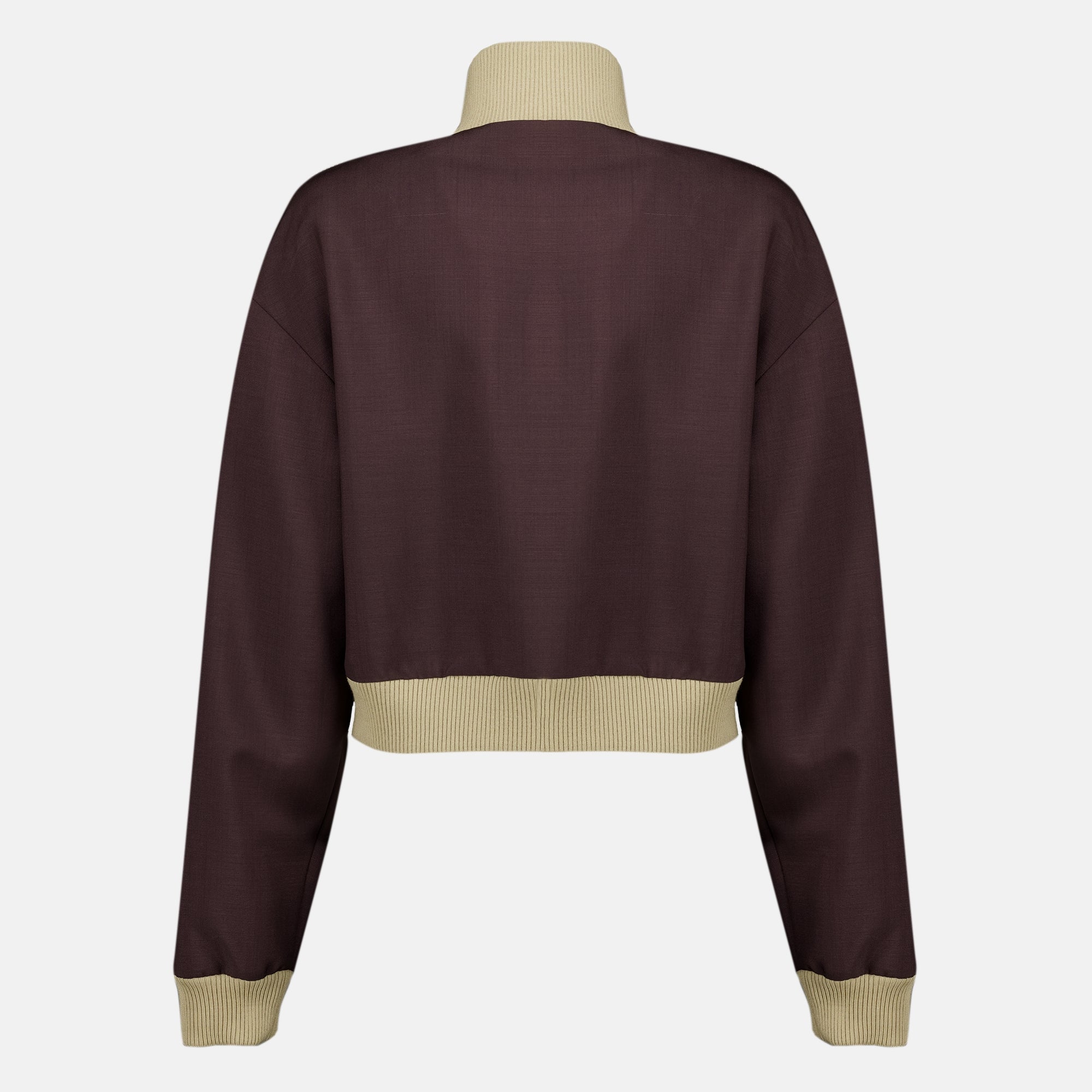 Vestes Blouson en mohair de chevreau marron Miu Miu Marron Femme