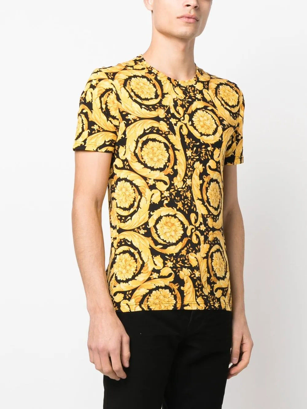 Underwear and homewear Barocco T-shirt Versace Yellow Man