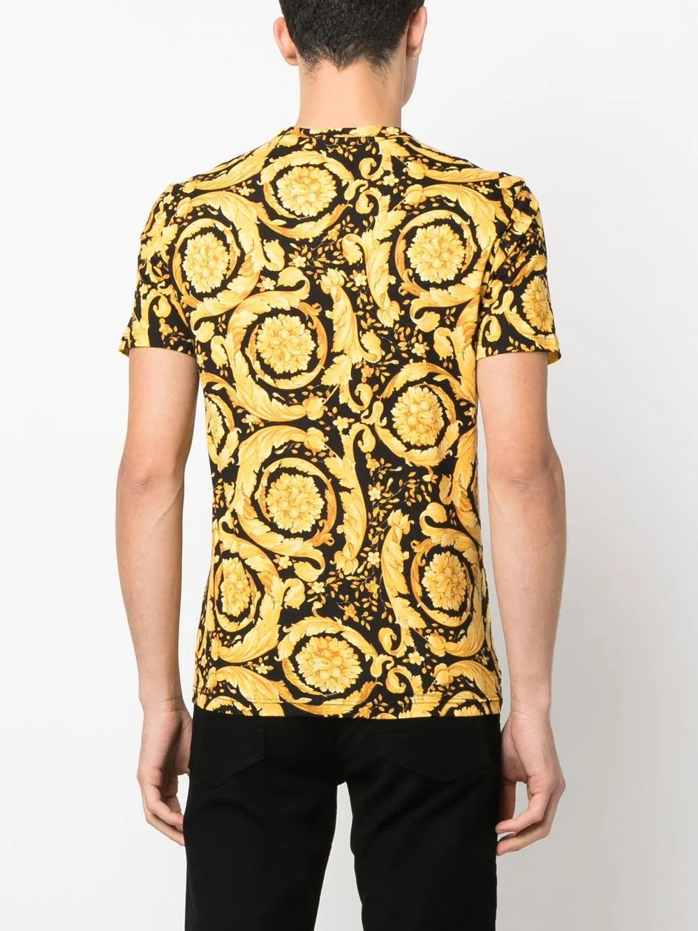Underwear and homewear Barocco T-shirt Versace Yellow Man