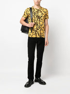 Underwear and homewear Barocco T-shirt Versace Yellow Man