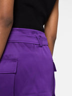 Jupes Mini jupe Medusa 95' Versace Violet Femme