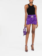 Jupes Mini jupe Medusa 95' Versace Violet Femme