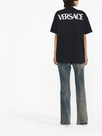 티셔츠 T-shirt Versace Goddess Versace 검은색 Femme