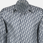 Camisas Camisa Dior Oblique Dior Azul escuro Homme