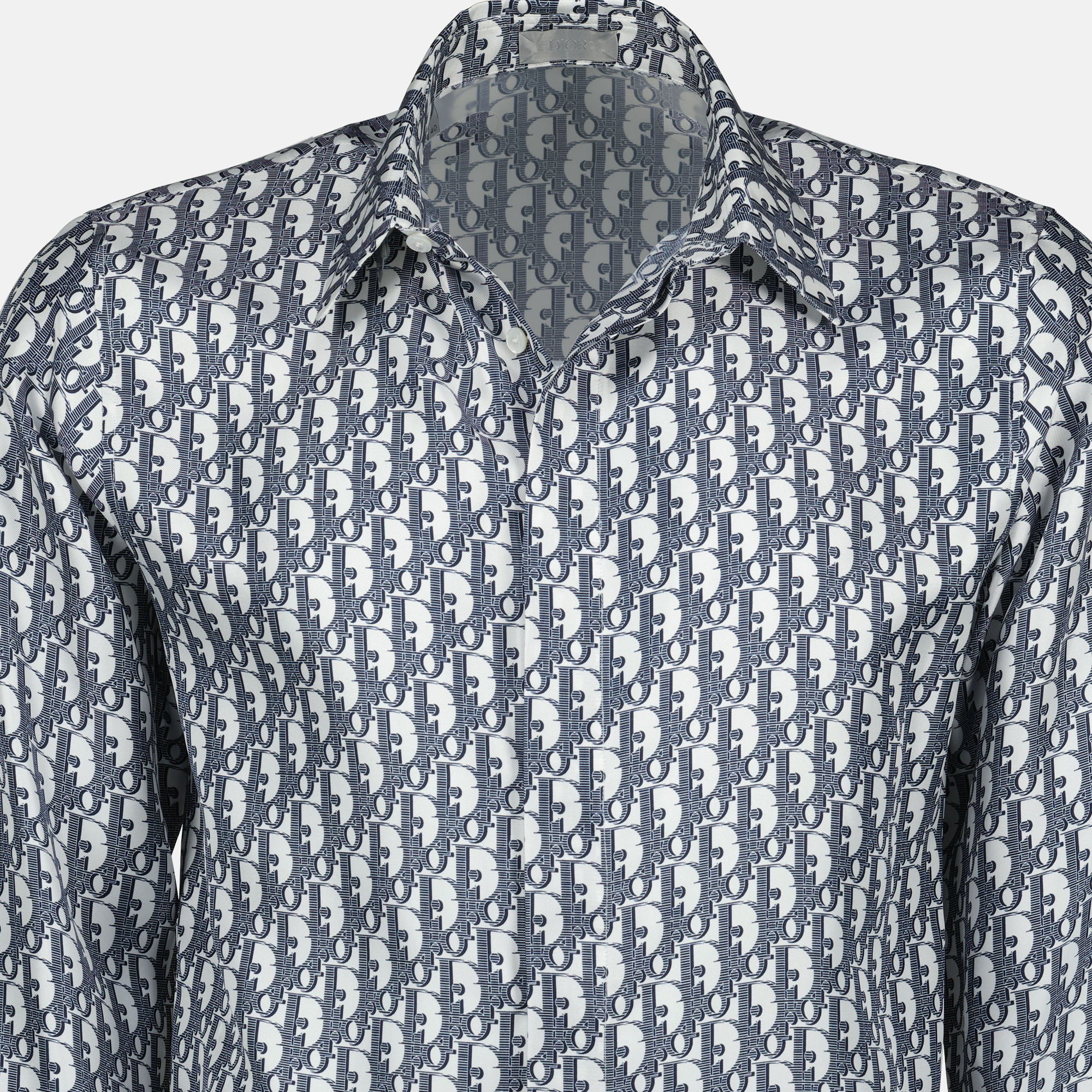 Camisas Camisa Dior Oblique Dior Azul escuro Homme