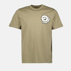 Camisetas T-shirt vert à logo Moncler Cáqui Homme